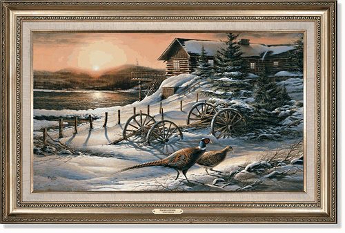Peaceful Evening Framed Encore Canvas